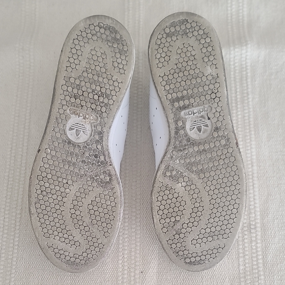 Adidas Stan Smith Kids White and Green Sneakers - Picture 4 of 4